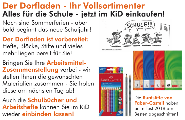 Schreibwaren für das neue Schuljahr