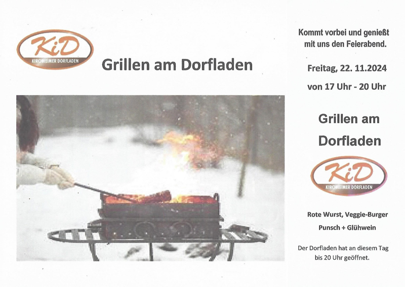 Grillen am 20.11.2024